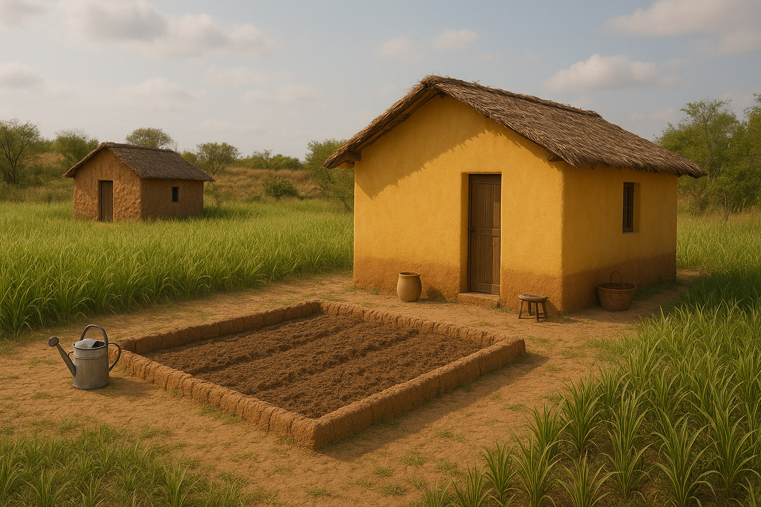 Imagem representando os impactos das mudanças climáticas em comunidades vulneráveis, tema central do projeto Preparados pra Tudo da Associação Verde Esperança.

